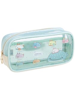 กระเป๋า ฉลามวาฬ Jinbesan to Umiusagi Clear Pen Pouch ขนาด 10 x 20 x 6 ซม.