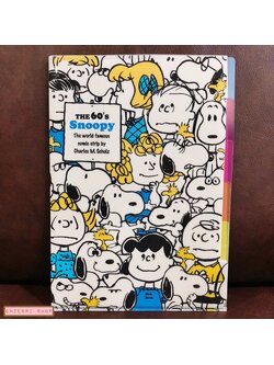 แฟ้ม A4 แยกใส่เอกสารได้ 5 ช่อง ลาย Snoopy ลายพร้อยสีฟ้า
