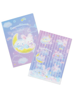 Set แฟ้ม A4 Cinnamelldream จาก Sanrio (Limited) เป็นการรวมกันของ Cinnamoroll x Wish Me Mell มี 2 แฟ้มในเซ็ต