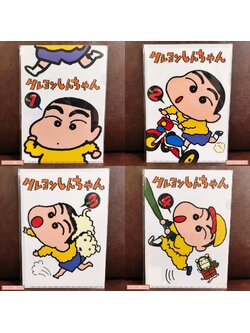 แฟ้ม A4 ลาย Crayon Shinchan ชินจังจอมแก่น ทำเหมือนหน้าปกหนังสือการ์ตูน มี 4 แบบให้เลือก