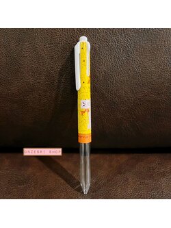 ปลอกปากกา Uni Style Fit ใส่หมึกได้ 4 ไส้ ลาย Winnie the Pooh สีเหลืองส้ม