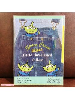 แฟ้ม A4 Aliens (Toy Story) Denim Collection แยกใส่เอกสารได้ 5 ช่อง