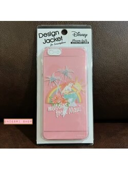 Case iPhone 6/6s From Japan แบบ Disney Hawaiian Series ลาย Little Mermaid (Ariel) สีชมพู เป็นเคสแบบแข็ง ใส