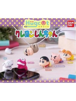 Hugcot Crayon Shin-chan เป็นตุ๊กตาที่เกาะสายชาร์จ/สายหูฟัง มี 4 แบบให้เลือก