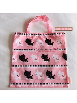 กระเป๋า San-X All Stars Eco Bag แบบ Kutusita Nyanko ขนาด 29 x 29 ซม. เป็นผ้าร่มบาง