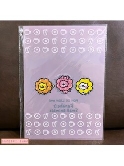 แฟ้ม A4 Pon de Lion & Kanahei's Small animals (Limited) แบบขอบลายโดนัทขาว