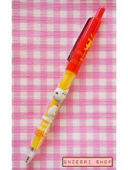 ดินสอกด Snoopy สีเหลืองแดง