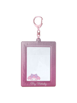 พวงกุญแจเฟรมการ์ด/โพลารอยด์/รูป/บัตร แบบขอบวิ้ง ของแท้จาก Sanrio Japan สายติ่ง สายไอดอล ต้องมี ! ขนาด 9.1 x 0.3 x 12.6 ซม. ทำจาก PVC แบบ My Melody