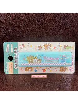 ที่เย็บกระดาษ Rilakkuma Yum Yum Sweets? Amusement Park Mini Stapler สีฟ้า ขนาด 7.8 x 21 x 1.5 / 11 x 5 ซม.