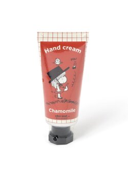 ครีมบำรุงมือ Ado Mizumori meets niko and ... Hand Cream สีแดง กลิ่น Chamomile ขนาด 9.7 x 4.4 ซม. 30g