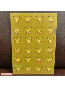 แฟ้มเล็กครึ่ง A4 ขนาด 14.5 x 20.5 ซม. Pocket Monster Mini Clear File ลายพร้อยหน้า Pikachu สีเหลือง มาพร้อมซองกระดาษใส่ลายเฉพาะ ไม่มีวางจำหน่ายทั่วไปนะคะ ต้องกดตู้ที่ญี่ปุ่นมาค่ะ