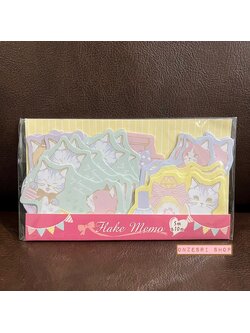 กระดาษ Flake Memo ลาย Pastel Cat เป็นกระดาษโน้ตอเนกประสงค์ลายสวย ขนาดแผ่นละประมาณ 8 x 5 ซม. มี 5 ลาย รวม 50 แผ่น