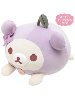 ตุ๊กตา/หมอน Rilakkuma - Korikogu No Jewel Cherry โมจินุ่ม แบบ Korilakkuma สีม่วง ขนาด 23 x 30 x 37 ซม.