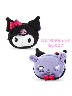 กระเป๋า Kuromi Delusion Old Lady Design Series 2 in 1 Pouch แบบ Kuromi & Baku ขนาด 17 x 8 x 16 ซม.