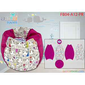 aera ที่นั่งบีนแบ๊ค รุ่น mochi Disney Princess (FB04-A12)