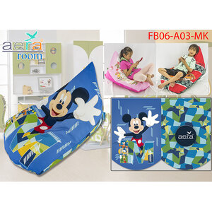 เบาะบีนแบ๊ค เปลี่ยนปลอกได้ Mickey Mouse