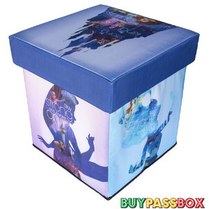 เก้าอี้กล่องเก็บของ 2in1 สตูล Disney Princess