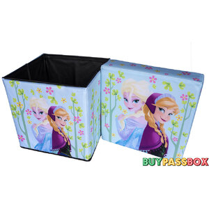 เก้าอี้กล่องเก็บของ 2in1 สตูล FROZEN