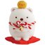 ตุ๊กตา Sumikko Gurashi New Year 2025 ไซส์เล็ก SS แบบ Kagamimochi - Shiro Kuma ขนาด 7.5 x 5.5 x 5 ซม.