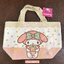 กระเป๋าหิ้วลาย My Melody เป็นผ้าแคนวาสหนา ขนาด 30 x 20 x 9.5 ซม.
