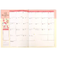 สมุด 2026 Schedule Book เล่มใหญ่ A5 ลาย Hello Kitty ชมพู ขนาด 16.6 x 22.4 x 0.8 ซม. (64 หน้า) มีให้จดตั้งแต่เดือน 10/2025 - 3/2027 เป็นปฎิทินแบบ monthly ช่องใหญ่ และมี sticker