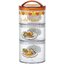 กล่องใส่อาหาร Gudetama Bottle-Shaped Lunch Box (ของแบรนด์ Skater Japan) ทำจากเรซิ่น/ซิลิโคน มี 3 ชั้น ชั้น 1-2 จุ 140 ml ชั้น 3 จุ 200 ml
