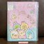 แฟ้ม A4 ลาย Sumikko Gurashi Rabbit สีชมพู แยกใส่เอกสารได้ 6 ช่อง + 1 ช่องซิปด้านหลัง