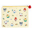 เซ็ตกระเป๋า Sanrio Retro Room Flat Pouch 2 ใบ ขนาด 23.5 x 0.8 x 19 / 19 x 0.8 x 14.5 ซม.