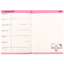 สมุด 2026 Schedule Book เล่มหนา B6 ลาย Hello Kitty Ribbon สีชมพู ขนาด 13.5 x 18.7 x 1.3 ซม. (192 หน้า) มีให้จดตั้งแต่เดือน 10/2025 - 3/2027 เป็นปฎิทินแบบ monthly & weekly แบบช่องยาว มี sticker