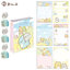 กระดาษโน้ต Memo แบบเล่มลาย Sumikko Gurashi - Dog Cosplay with Puppy สีฟ้า มียางลบเล็ก 6 ก้อน ขนาด 9 x 7 x 1.8 ซม. กระดาษมี 6 ลาย รวม 120 แผ่น