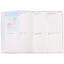 สมุด 2026 Schedule Book เล่มหนา B6 ลาย Little Twin Stars & Cake สีชมพู ขนาด 13.5 x 18.7 x 1.3 ซม. (192 หน้า) มีให้จดตั้งแต่เดือน 10/2025 - 3/2027 เป็นปฎิทินแบบ monthly & weekly แบบช่อง มี sticker