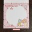 กระดาษโน้ต Sumikko Gurashi x Sakuma Strawberry Milk Candy Block Memo แบบสีชมพู ขนาด 10 x 10 ซม. มี 4 ลาย รวม 120 แผ่น