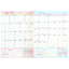 สมุด 2026 Schedule Book เล่มหนา B6 ลาย Little Twin Stars สีม่วงลายพร้อย ขนาด 13.5 x 18.7 x 1.3 ซม. (192 หน้า) มีให้จดตั้งแต่เดือน 10/2025 - 3/2027 เป็นปฎิทินแบบ monthly & weekly แบบช่องยาว มี sticker
