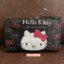 กระเป๋าเป้พับได้ ลาย Hello Kitty Ribbon สีดำ ขนาด 40 x 30 x 14 ซม. / ตอนพับ 25 x 15 ซม.