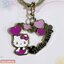 พวงกุญแจ Hello Kitty ลายหัวใจ จาก Universal Studios Japan ทำจากโลหะ ด้านหลังมีปั๊มโลโก้ สูงประมาณ 7 ซม. มี 3 สีให้เลือก