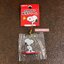 สายห้อยมือถือ/พวงกุญแจ ทำจากอะคริลิค ลาย Snoopy บนสเก็ต ขนาด 5 ซม.