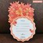 Autumn Pop Up Card จาก Hallmark Japan การ์ดเปล่าแบบน้องแมวญี่ปุ่นกับต้นบอนไซใบสีส้ม มีกากเพชร กางตั้งได้ ด้านล่างเขียนได้ มาพร้อมซอง ขนาด 16.8 x 11.4 ซม.