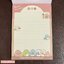 สมุดฉีก Sumikko Gurashi x Mister Donut แบบลายสีเหลือง ขนาด 14.8 x 10.5 ซม. มี 4 ลาย รวม 100 แผ่น