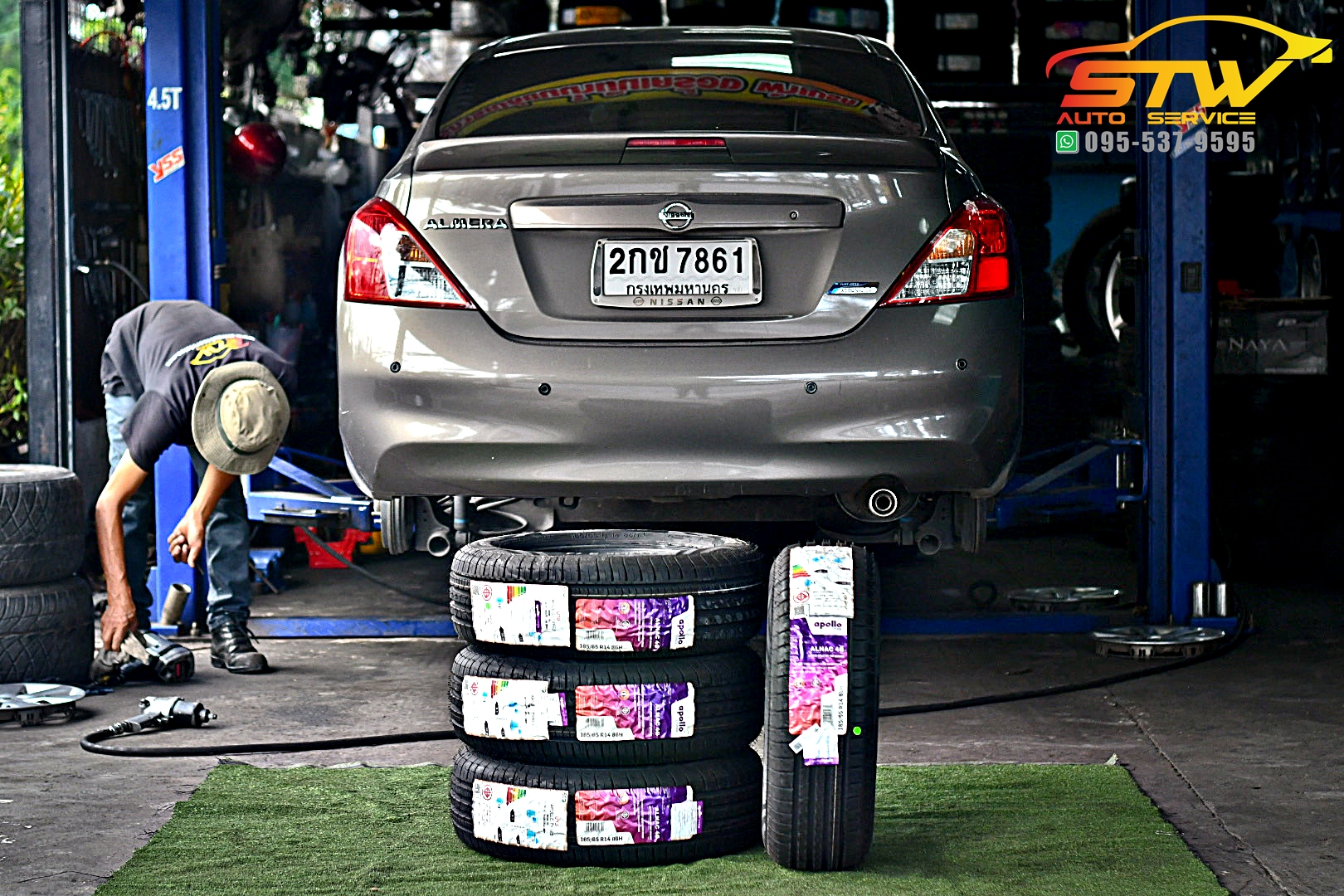 ยางใหม่ APOLLO Alnac 4G 185/65R14 86H