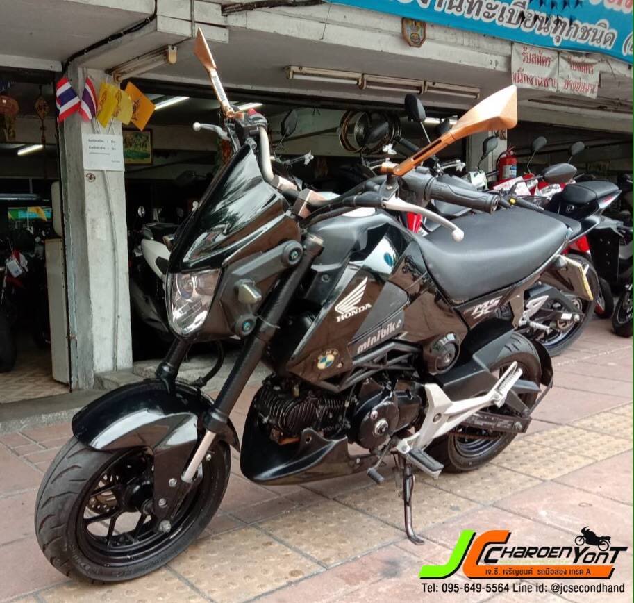 "รถบ้านมือเดียวราคาตามสภาพจ้า" HONDA MSX125 จดทะเบียนกลางปี 56 รถขี่ใช้งานได้เลย เครื่องเดิมเงียบๆ ชุดสีแท้ติดรถทั้งคัน มีรอยตามการใช้งาน