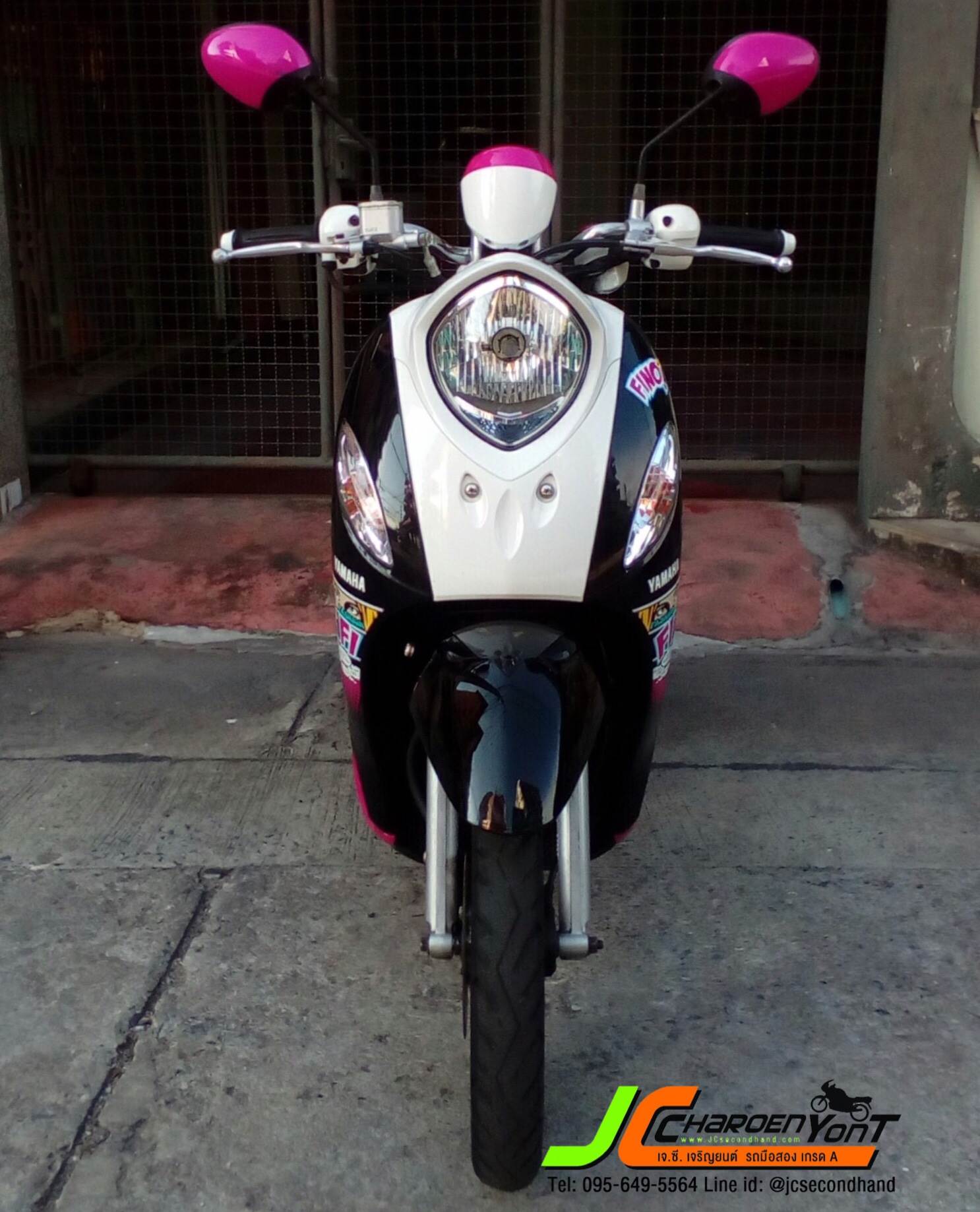 สีสันหวานสดใส น่าโดนจริงๆ คันนี้ YAMAHA FINO Fi รถจดทะเบียนกลางปี56