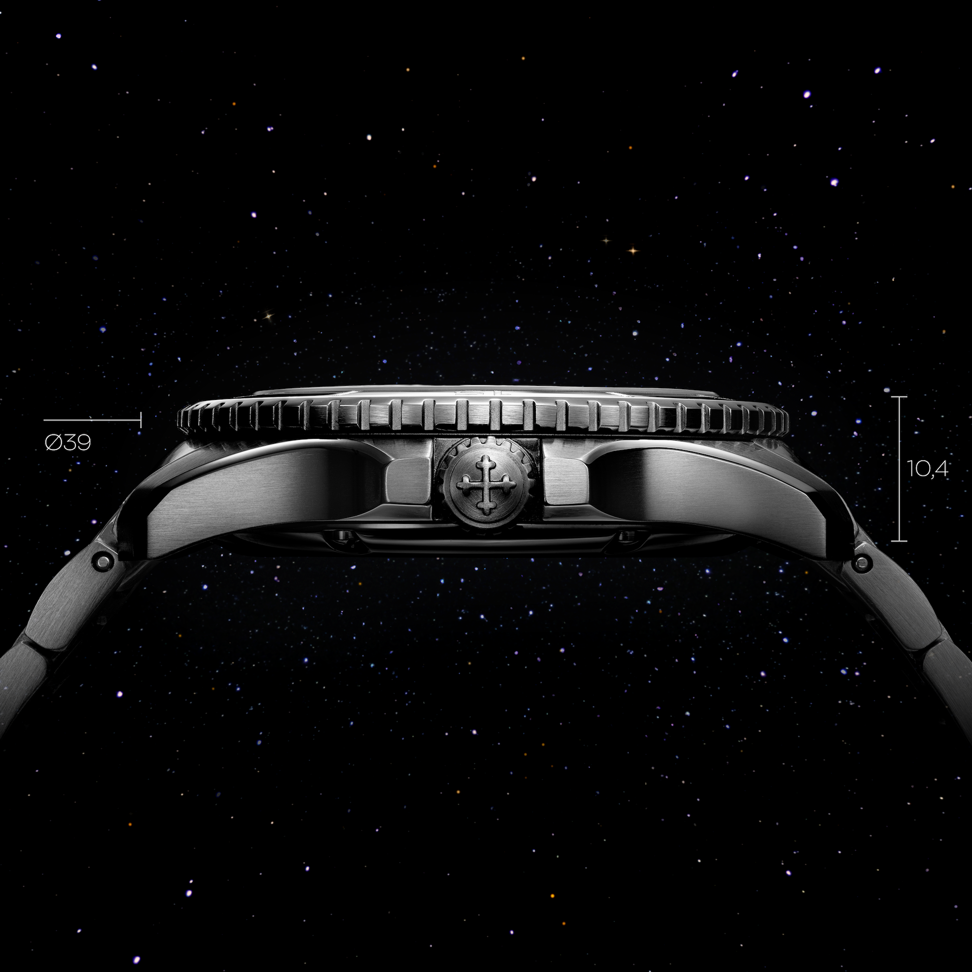 Venezianico Nereide 39 Avventurina Nera