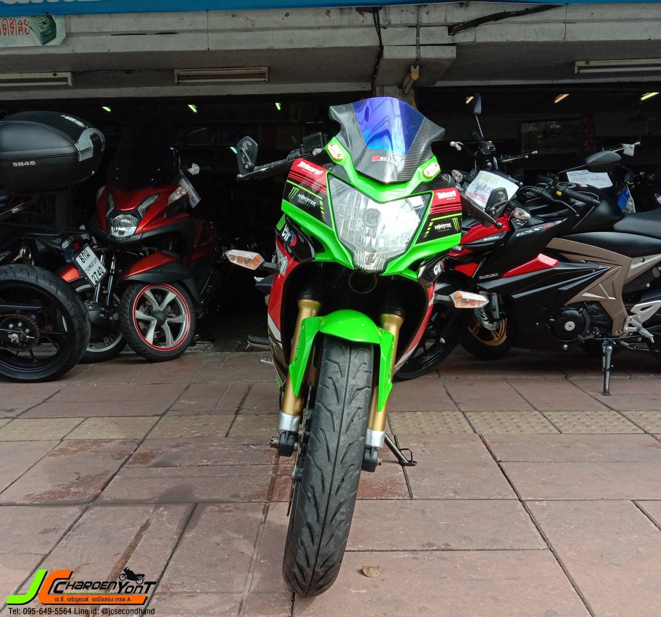 "สายเขียวมีโดนกับ KAWASAKI KRT Edition" รถบ้านแท้มือเดียว NINJA250SL จดปีทะเบียนปี 2017 สภาพอย่างหล่อ สีสันโดดเด่นโดนใจ