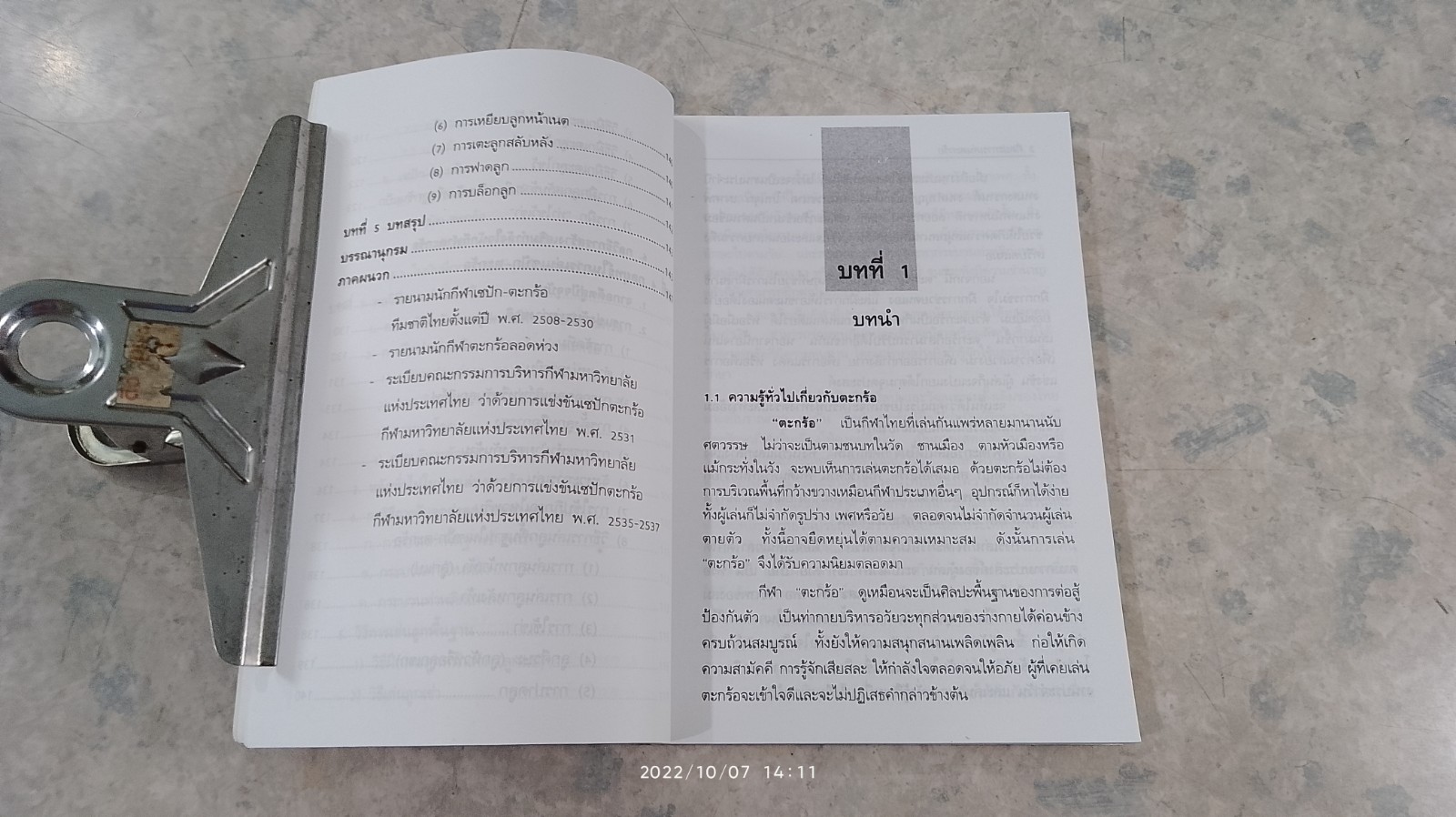 ศิลปะการเล่นตะกร้อ / ดร.บุญยงค์ เทศเทศ