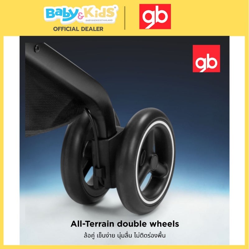 GB POCKITPockit+ All Terrain รถเข็นเด็ก พับเล็กน้ำหนักเบา น้ำหนัก5.6kgs รถเข็นขึ้นเครื่องบินได้ blue
