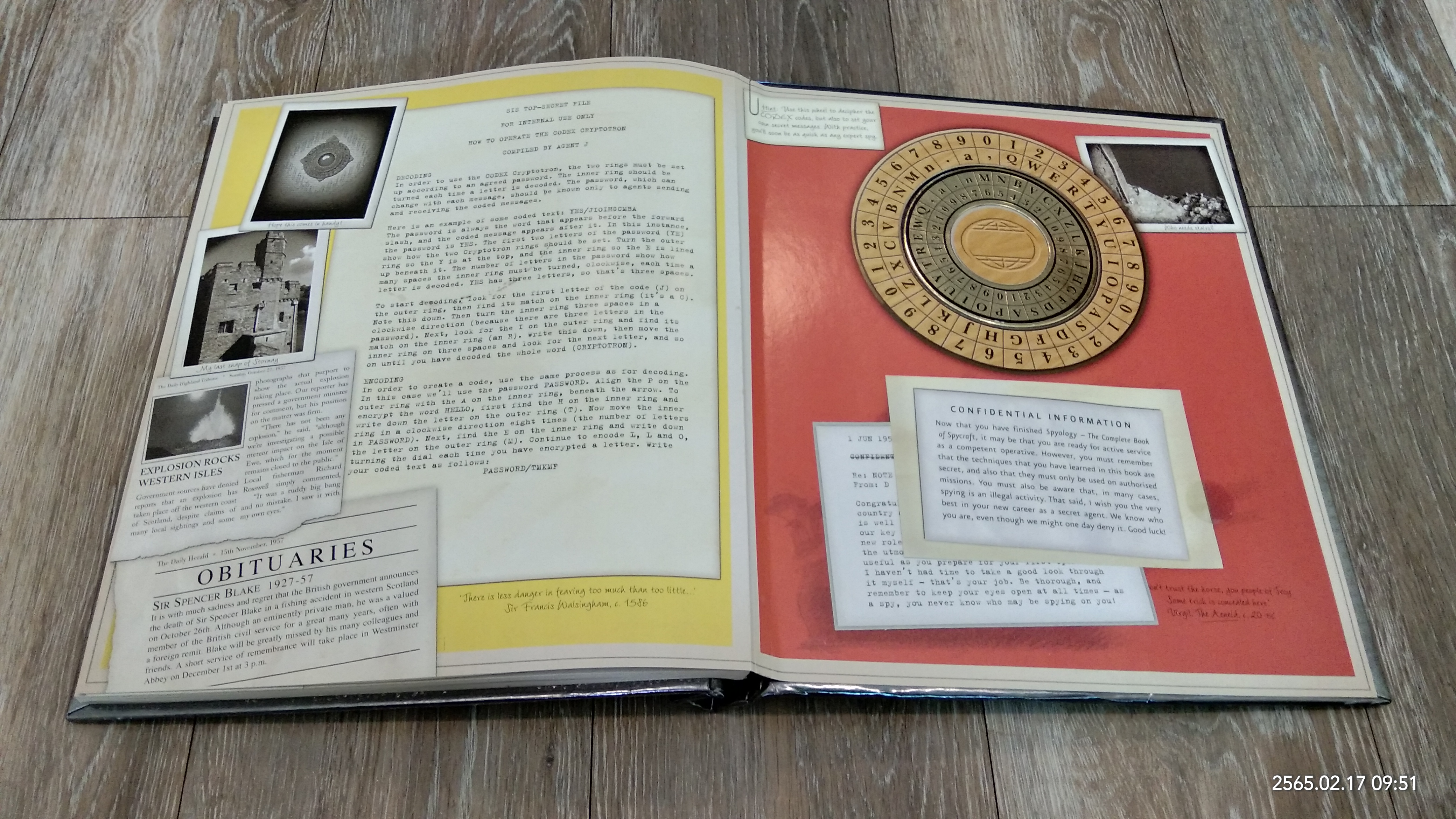 SPYOLOGY : THE COMPLETE BOOK OF SPYCRAFT