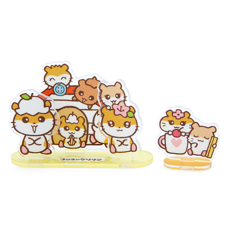 สแตนดี้อะคริลิคตั้งโชว์ Memories of Sanrio Heisei แบบ Corocorokuririn ขนาด 13.5 x 0.4 x 13.5 ซม.