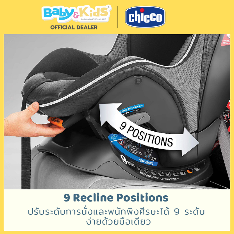 Chicco คาร์ซีทเด็กแรกเกิด NextFit Zip Max Air Convertible สี Vero