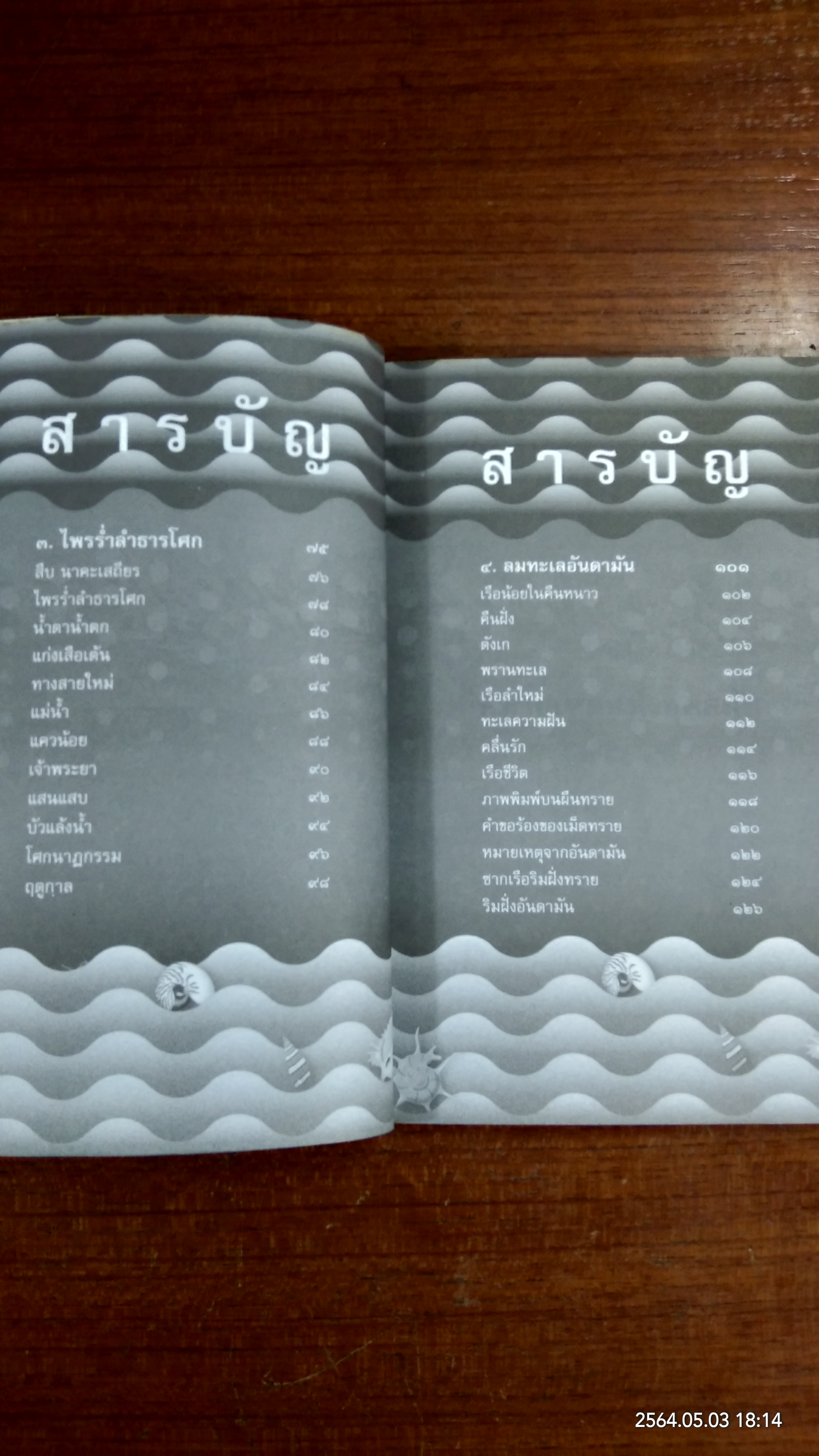 เกลียวคลื่นคืนฝั่ง / เดือนแรม ประกายเรือง