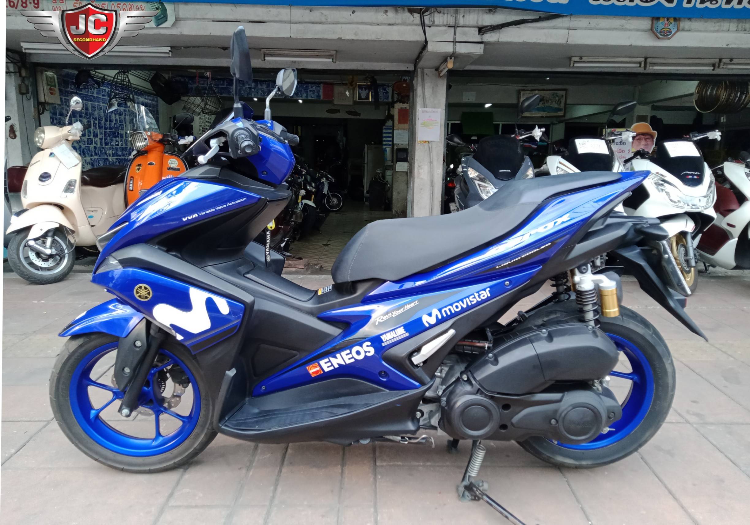 มาใหม่อีกคัน "รถบ้านมือเดียว" AEROX155 ลายพิเศษ MOVISTAR จดทะเบียนปลายปี 61 สภาพเดิมทุกตารางนิ้ว เครื่องดีขี่ดีศูนย์ตรง